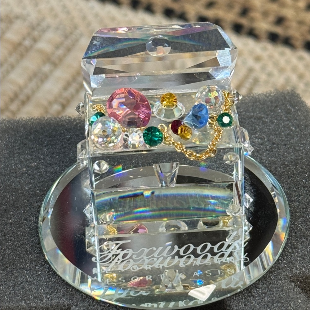 Vintage Rare Crystal World Treasure Chest 1995 - Picture 15 of 15